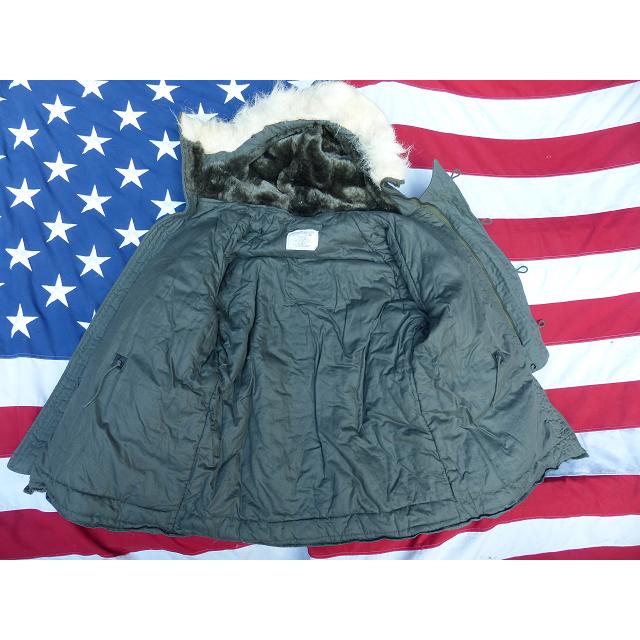 超美品　米軍実物 N-3B パーカー n3b LARGE デッドストック 米軍実物 デッド！1982” 極寒用パーカー N-3B LARGE 79x : ホバート