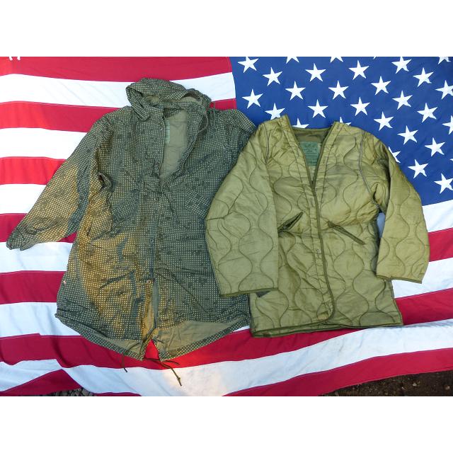 米軍 実物 ナイトカモフラージュ パーカー 1988
