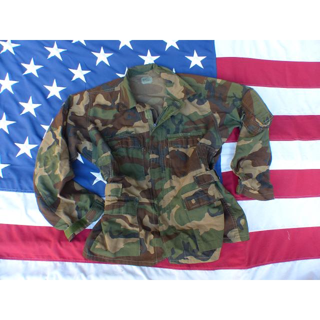 レア! 米軍実物 ヘリクルー エアクルー用 BDUジャケット ウッド