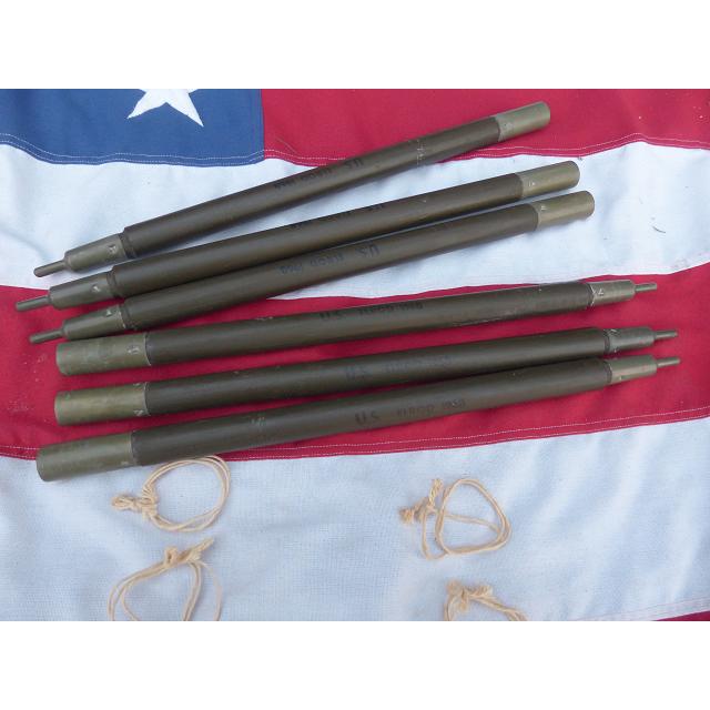 1968” 米軍実物 ナム戦 デッド!　テントポール　8本セット 軍幕 303 1968” 米軍実物 ナム戦 デッド! テントポール 8本セット 軍幕