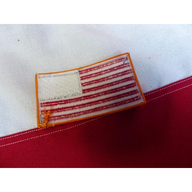 米軍実物 星条旗パッチ フラッグパッチ リバース 152-18x : ホバート