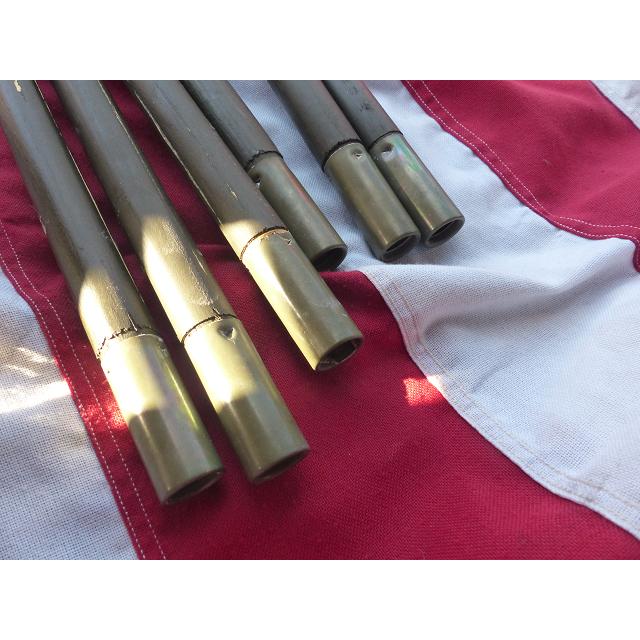 1968” 米軍実物 ナム戦 デッド! テントポール 6本セット 軍幕 161x