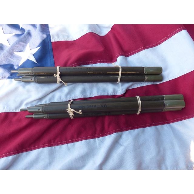 1957” 米軍実物 ナム戦 デッド!　テントポール　8本 セット 軍幕 240 1957” 米軍実物 ナム戦 デッド! テントポール 8本 セット 軍幕 240
