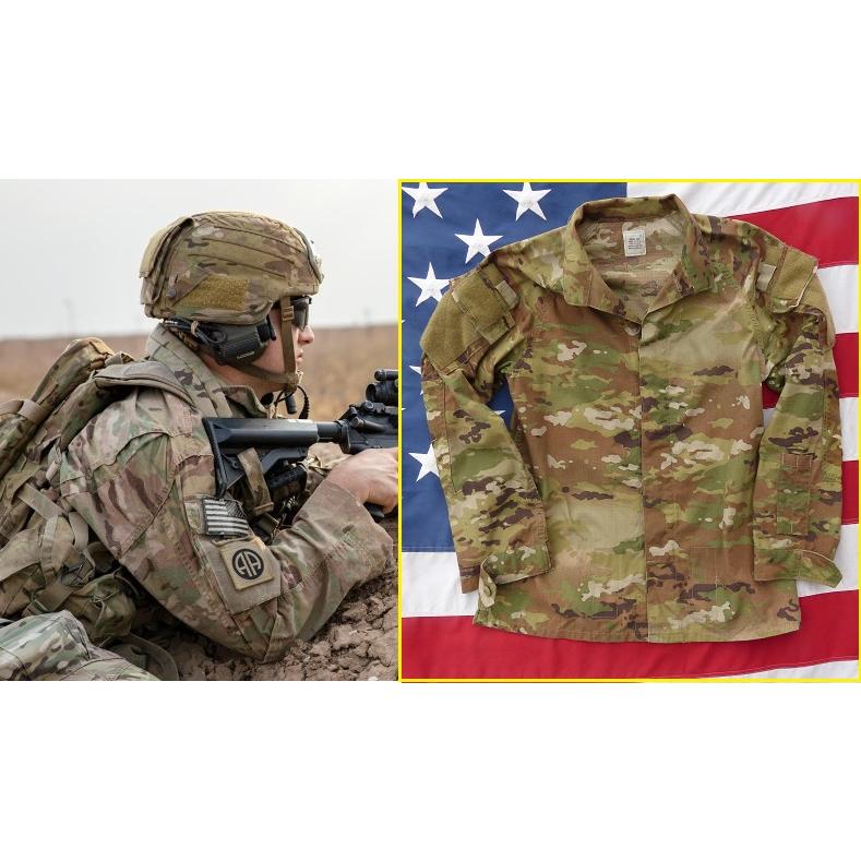 米軍実物 ARMY OCP ジャケット スコーピオン L-R マルチカム 784 米軍実物 ARMY OCP ジャケット スコーピオン M-L マルチカム IHWCU