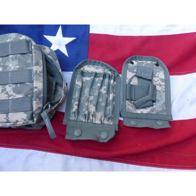 米軍実物 ACU リーダーポーチ GPS & ライティングインサート 米軍実物 ACU リーダーポーチ GPS & ライティングインサート