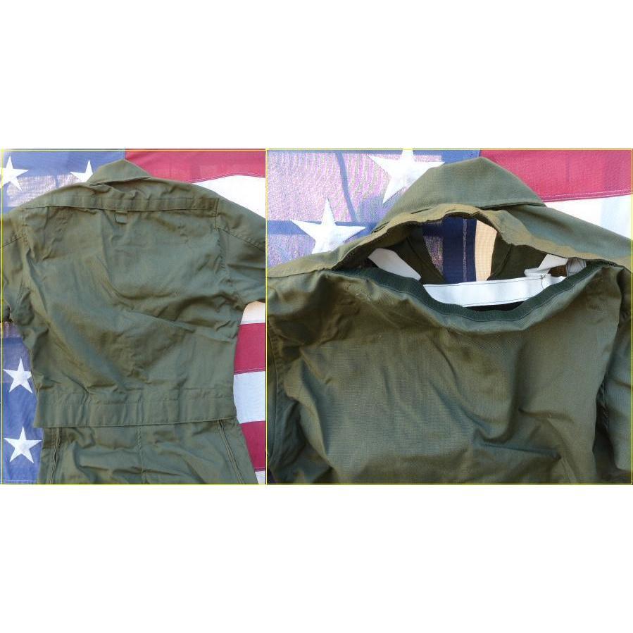 米軍実物 デッド! CVCカバーオール S-R タンカース OD ツナギ 難