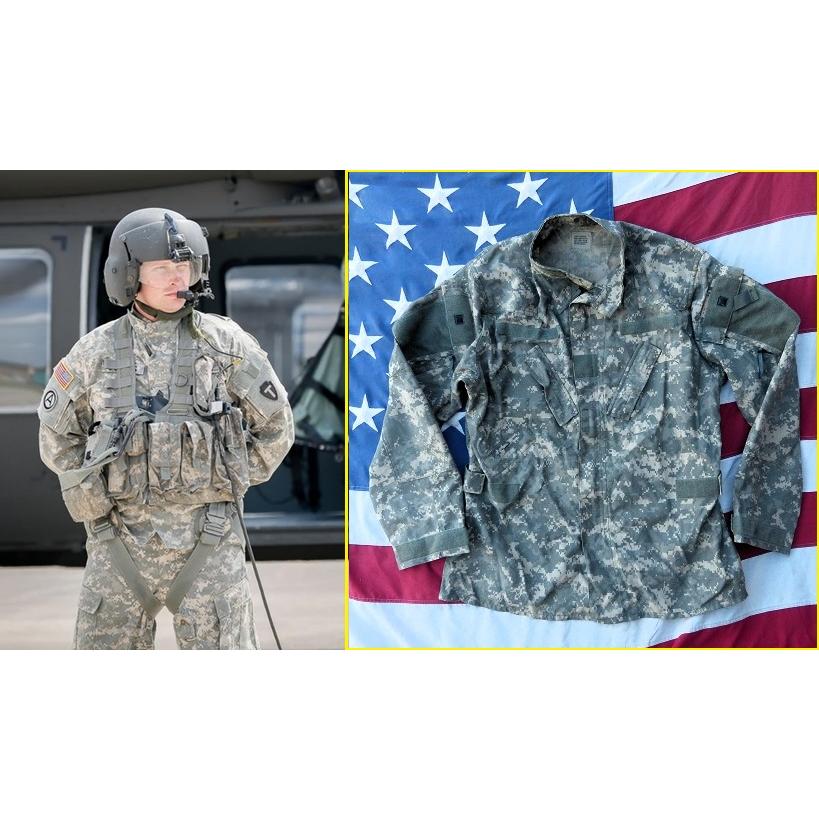 レア! 実物 ACU エアクルージャケット L-R Army Aircrew Combat Uniform A2CU A20x : ホバート ...