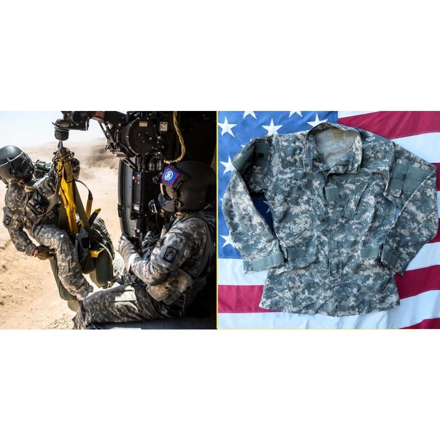 レア! 実物 ACU エアクルージャケット L-R ヘリクルー A2CU 351 レア! 実物 ACU エアクルージャケット L-R Army Aircrew Combat