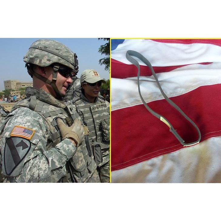 実物 米陸軍ヘルメット/ACUパターンカバー ACU IRパッチ付きACH