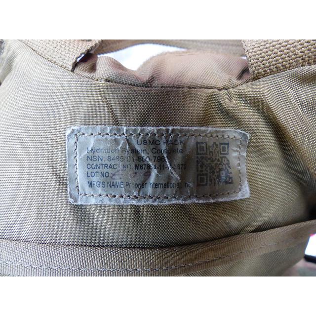 米軍実物 USMC FILBE MOLLE ハイドレーションバックパック キャリア