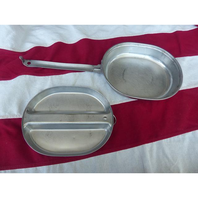 米軍 実物 メスキット WYOTT +カトラリー 米軍実物 メスキットパン WYOTT 食器 アウトドア 314x : ホバート