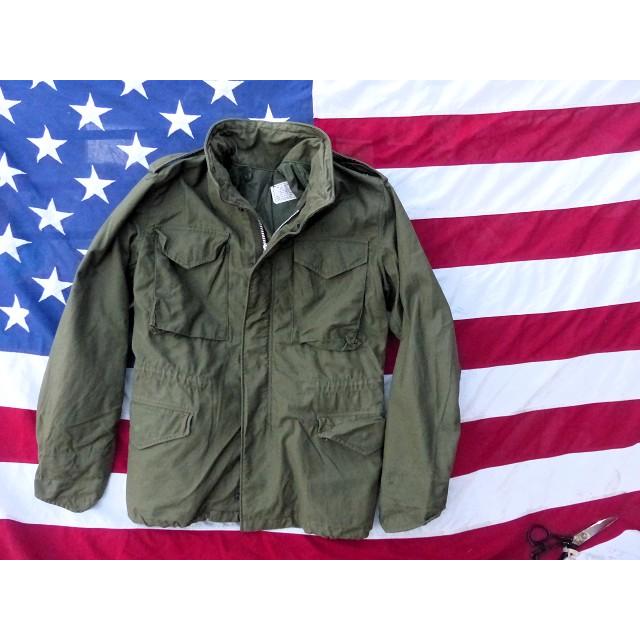 米軍陸軍本物ナム戦M65フィールドジャケットS/Rアルミジッパー1970年官給品 米軍実物 ナム戦 1971” M65 フィールドジャケット S-R アルミジップ