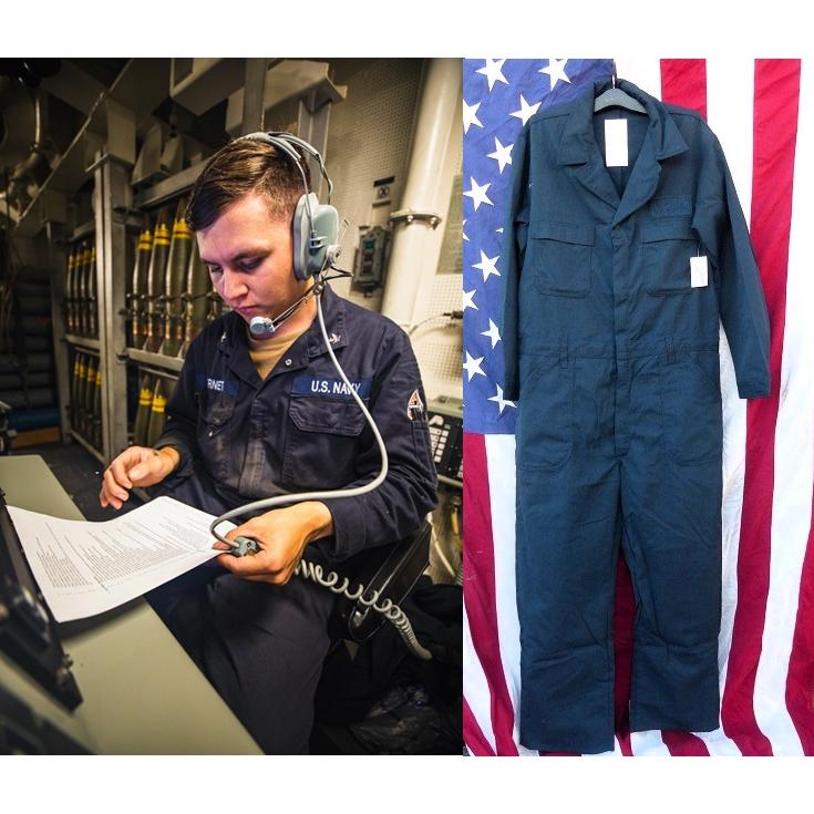 U.S. NAVY オーバーオール・つなぎ ネイビー ミリタリー　米軍　44L 2020