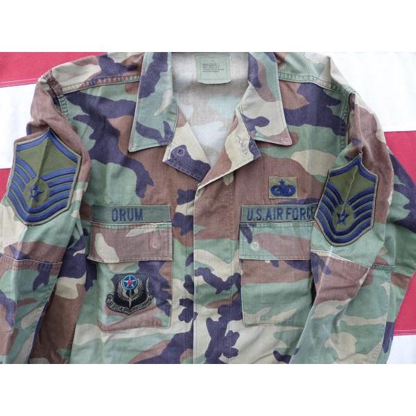 米軍実物 BDUジャケット ウッドランド M−R ノンリップ 186x 