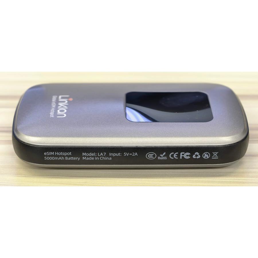 Linklan LA7 eSIM対応モバイルルーター（SIMフリー） 海外旅行専用