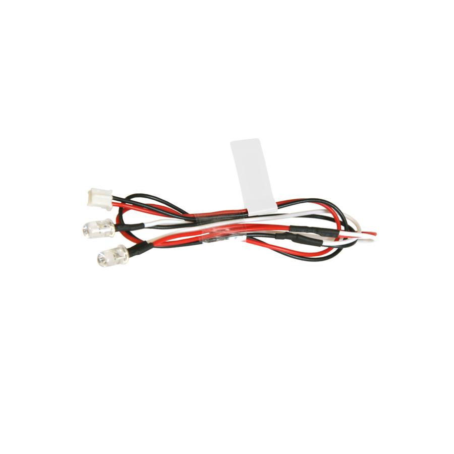 RCカーボディ用LEDライト 5mm オレンジ 2灯セット 常時点灯 ケーブル長