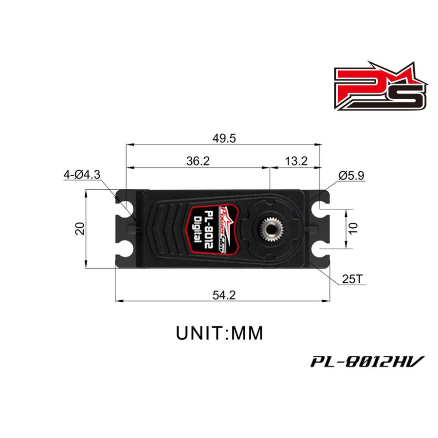 MALTA - PowerStar ハイスピード型薄型デジタルサーボ(0.07sec MALTA - PowerStar ハイスピード型薄型デジタルサーボ(0.07sec