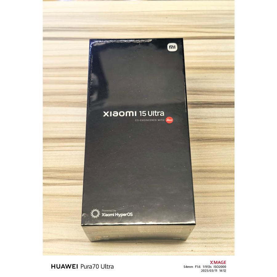 XIAOMI 15 ULTRA ブラック メモリ16GB 容量1024GB Leica監修 XIAOMI 15 ULTRA ブラック メモリ16GB 容量1024GB Leica監修