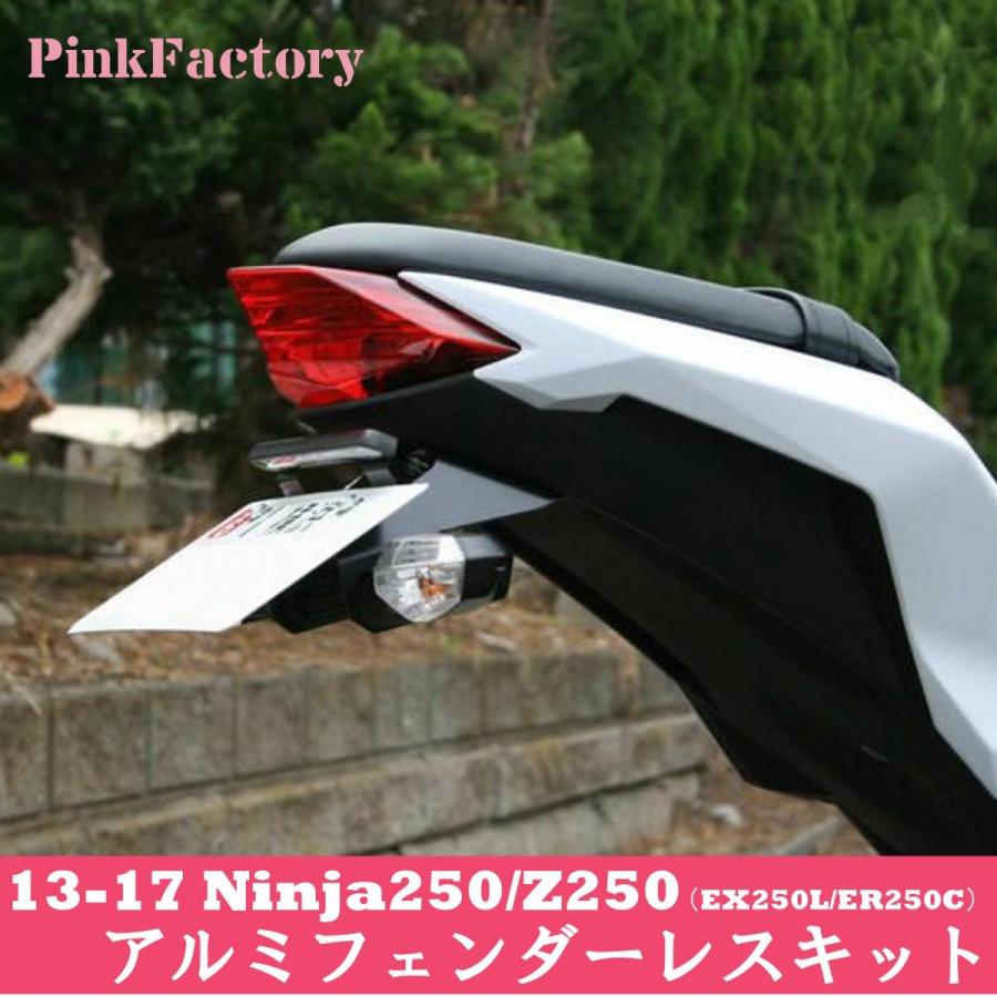 カワサキ 13〜17 Ninja250 / Z250 フェンダーレスキット カワサキ 13〜17 Ninja250 / Z250 フェンダーレスキット