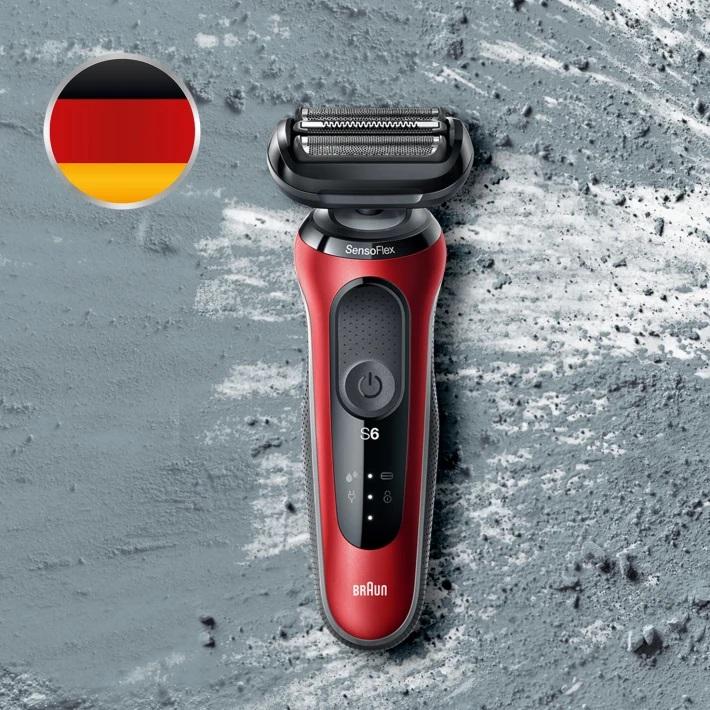 BRAUN braun ブラウン 密着シリーズ6 充電式シェーバー レッド BRAUN braun ブラウン 密着シリーズ6 充電式シェーバー レッド