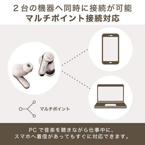 オーディオテクニカ（audio-technica） Bluetoothイヤホン ATH-TWX7-WH