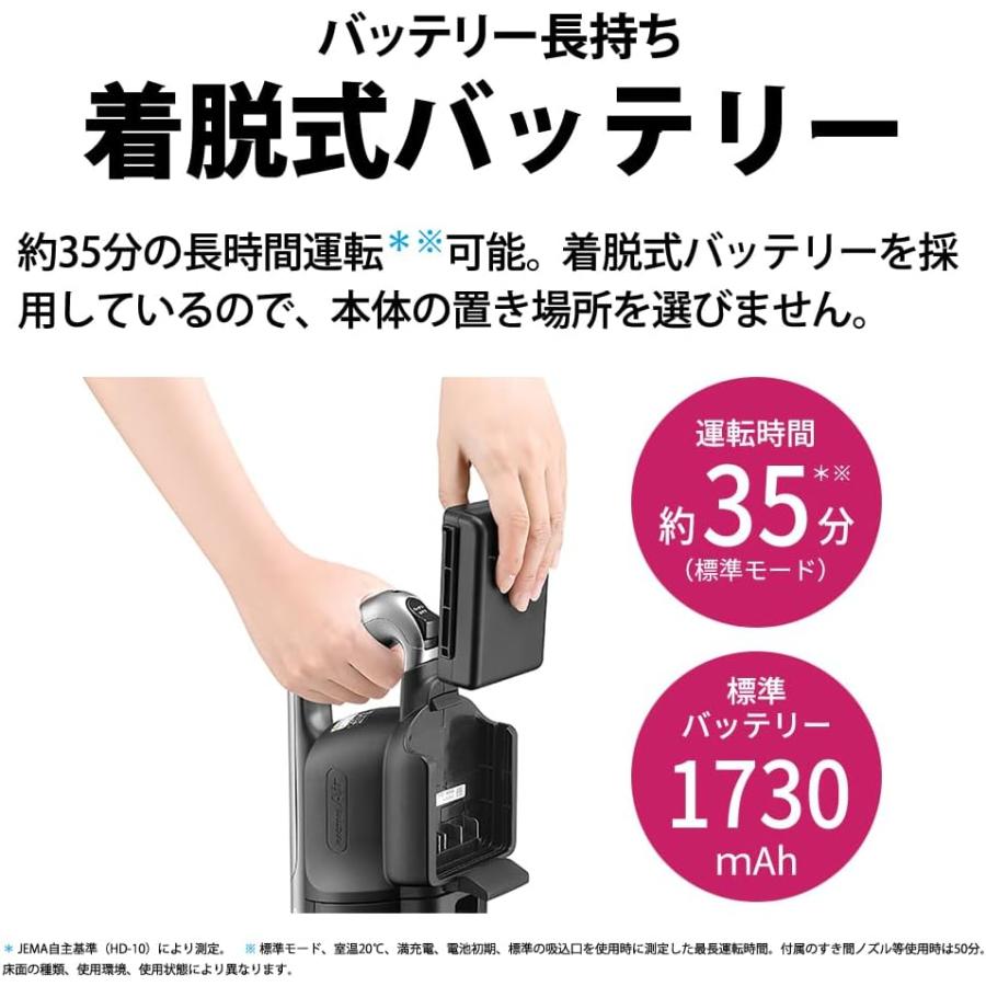 SHARP シャープ コードレス 掃除機 EC-KR1-B 軽量 紙パック式