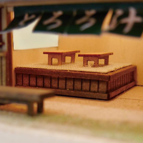 東海道五十三次　丸子宿　ウッディジョーの木製模型レーザーカット加工｜hobby-life-japan｜04