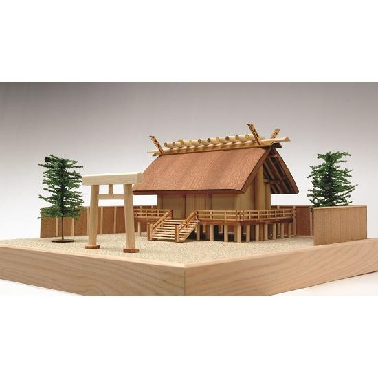 1/150 神明造り　神社　UDJ-T-SINMEI-JINJYA-150  木製模型｜hobby-life-japan