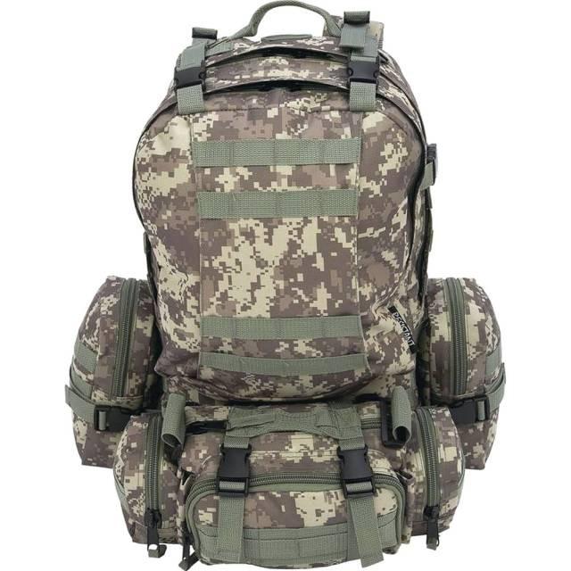 大容量 メンズ ミリタリー リュックサック 4pc バックパック 迷彩 ACU
