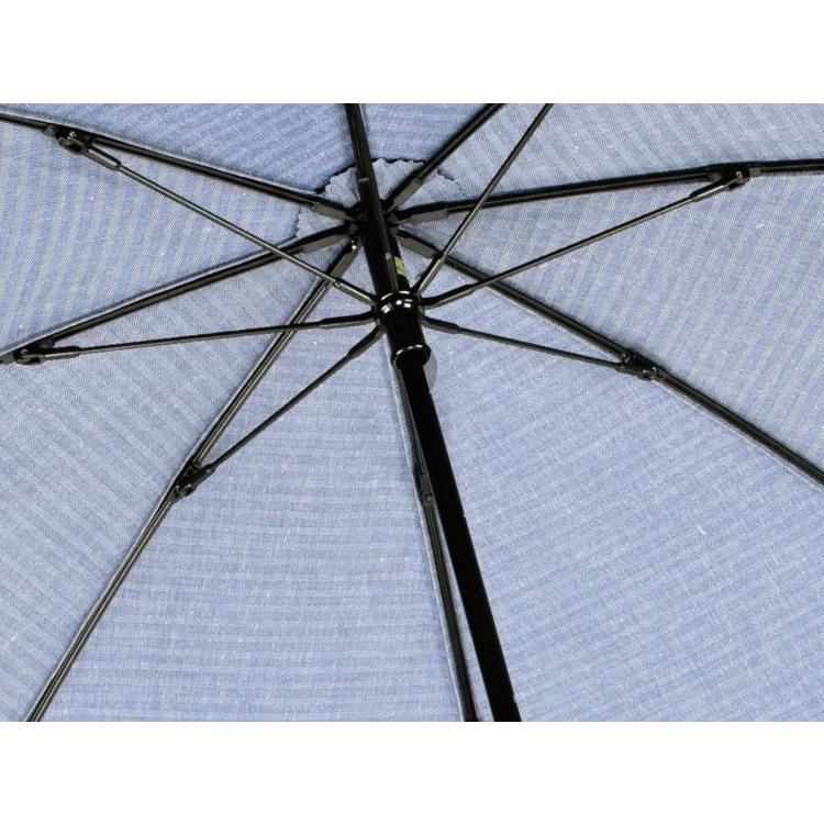 買い誠実 Uvカット ネイビー 綿麻混ヘリンボーン Wakao 晴雨兼用傘 日傘 折りたたみ傘 メンズ 雨の日も晴れの日も使えるおしゃれで便利な紳士用日傘兼雨傘 日本製 日傘男子 紳士 男の日傘 かさ工房ワカオ 傘