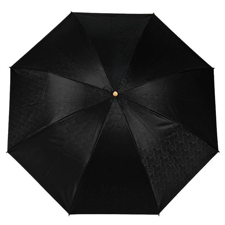 前原光榮商店 晴雨兼用傘 ペイズリー柄 ブラックユニセックス晴雨兼用