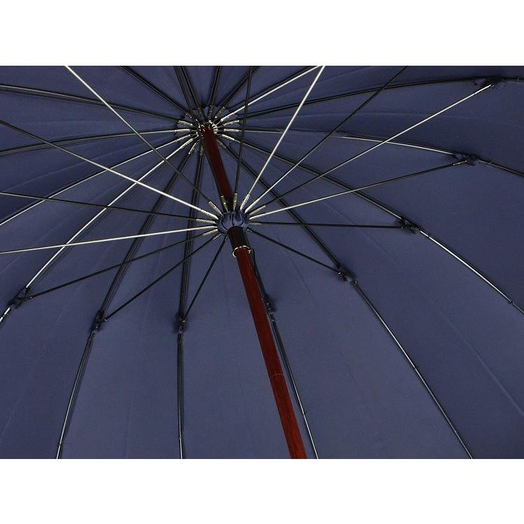 傘 メンズ 長傘 前原光榮商店 大判 カーボン 16本骨 雨傘 晴雨兼用傘
