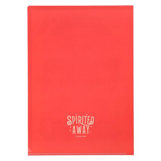 ジブリ☆千と千尋の神隠し A4クリアファイル レトロフレーム