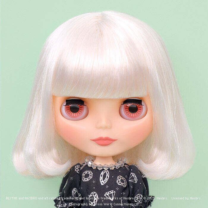 【専用】カスタム ブライス ビジューブリリアント頭皮付きモヘアアウトフィット付属 ブライス（Blythe） ブライス☆ネオブライス『ビジューブリリアント