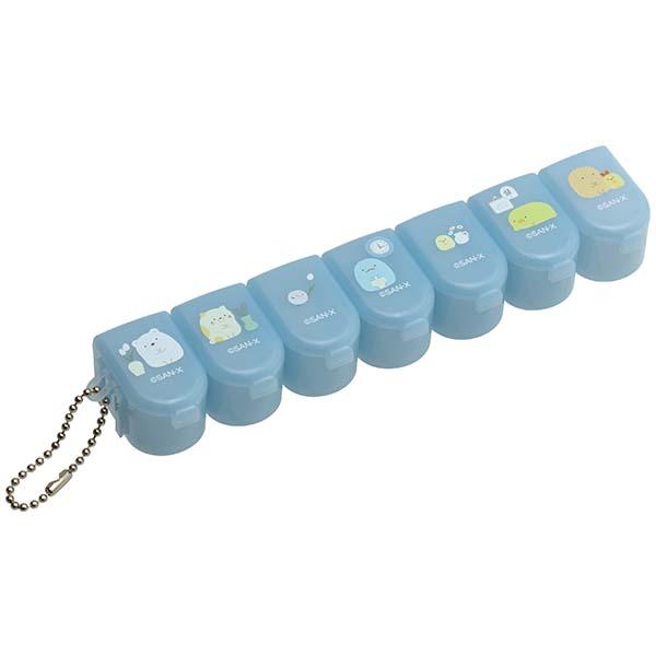 San-X（サンエックス） すみっコぐらし☆ピルケース(ブルー・パープル