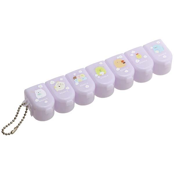 San-X（サンエックス） すみっコぐらし☆ピルケース(ブルー・パープル