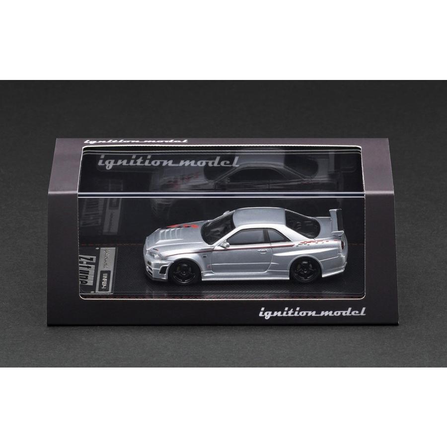 イグニッションモデル 1/64 Nismo R34 GT-R Z-tune Silver : ホビー