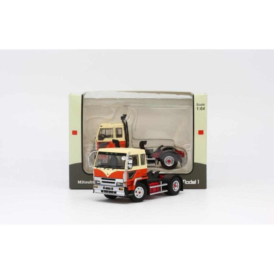 MODEL1 1/64 三菱ふそう ザ・グレート(1993)オレンジ : ホビーロード