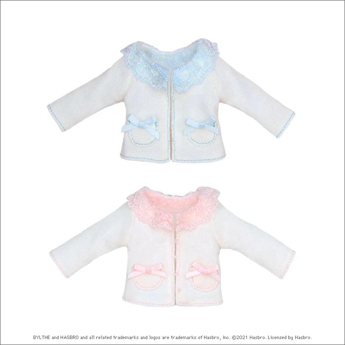 Dear Darling fashion for dolls「22cmドール用 レース襟カーディガン