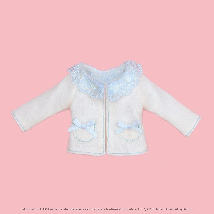 Dear Darling fashion for dolls「22cmドール用 レース襟カーディガン