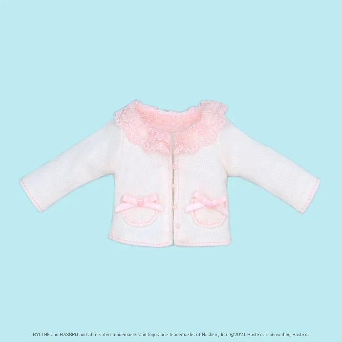 Dear Darling fashion for dolls「22cmドール用 レース襟カーディガン