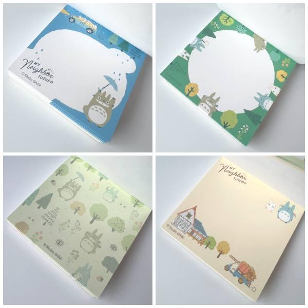 ジブリ☆となりのトトロ 森のトトロ柄 メモ帳☆ネコポス発送可