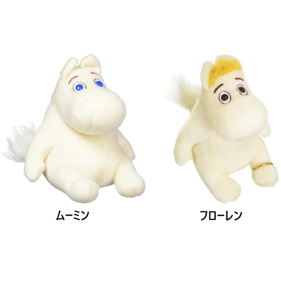 MOOMIN ムーミン☆手のひらサイズ ぬいぐるみB(ムーミン・フローレン)2