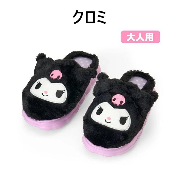 サンリオ☆フェイス形スリッパ(マイスウィートピアノ・クロミ)2種類