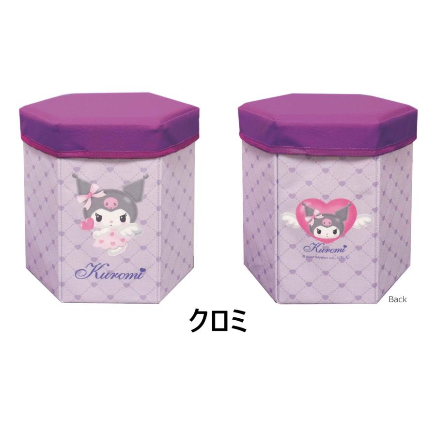 サンリオ☆サンリオキャラクターズ 折りたたみ収納スツール