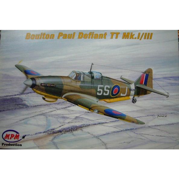 ボールトンポール・デファイアント 1/72 MPM 1/72 ボールトン・ポール デファイアント TT Mk.I/III
