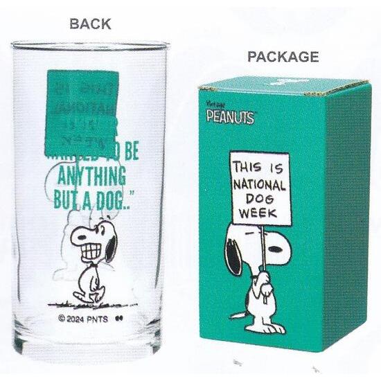 SNOOPY（スヌーピー） スヌーピー☆ヴィンテージ柄グラス(スヌーピー