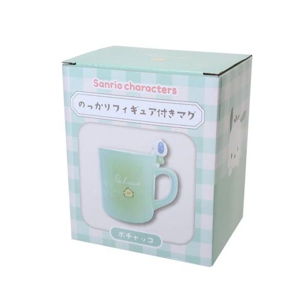 サンリオキャラクターズ ソーラーフィギュア　クロック　マグカップ　新品6点セット サンリオ☆サンリオキャラクターズ のっかりフィギュア付きマグ(5種類