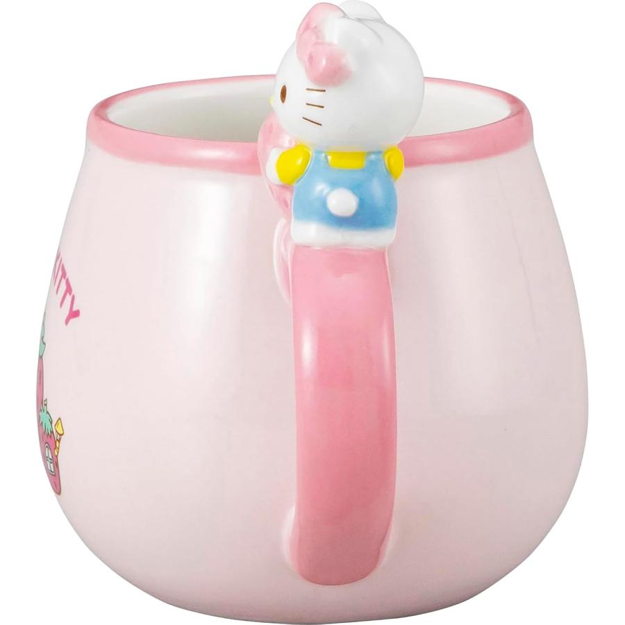 サンリオ☆ハローキティ いちごのおうちフィギュア付きマグ 270ml