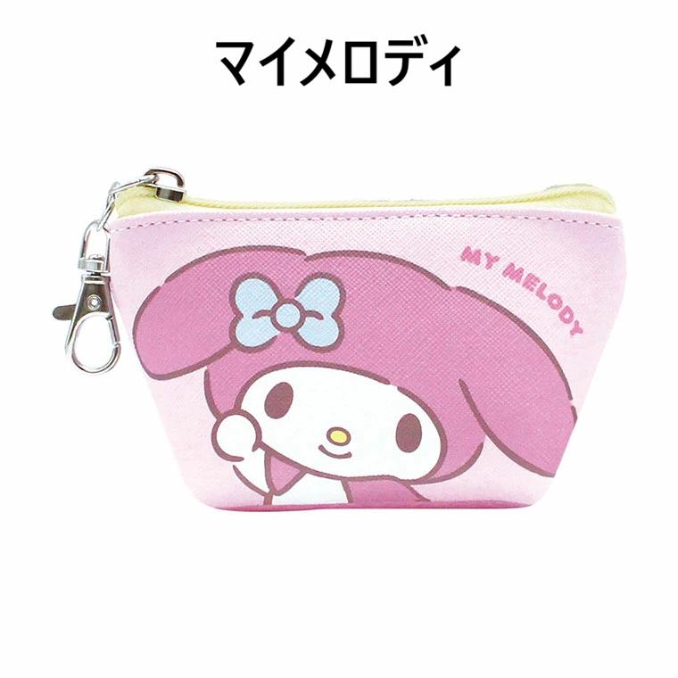 マイメロディ サンリオ☆三角ミニポーチ(マイメロディ・クロミ